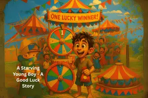 A Starving Young Boy – A Good Luck Story with Moral for Kids