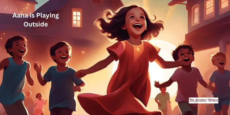 Aana Is Playing Outside - Aana The Disobedient Girl