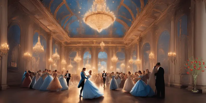 Cinderella In Dancing Ball