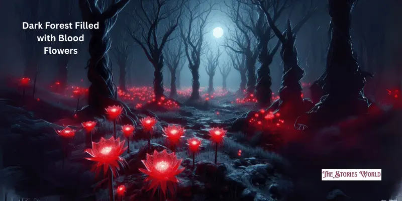 Dark Forest Filled With Blood Flowers Dark Forest Filled With Blood Flowers