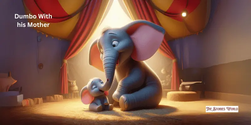 Dumbo With His Mother Dumbo With His Mother