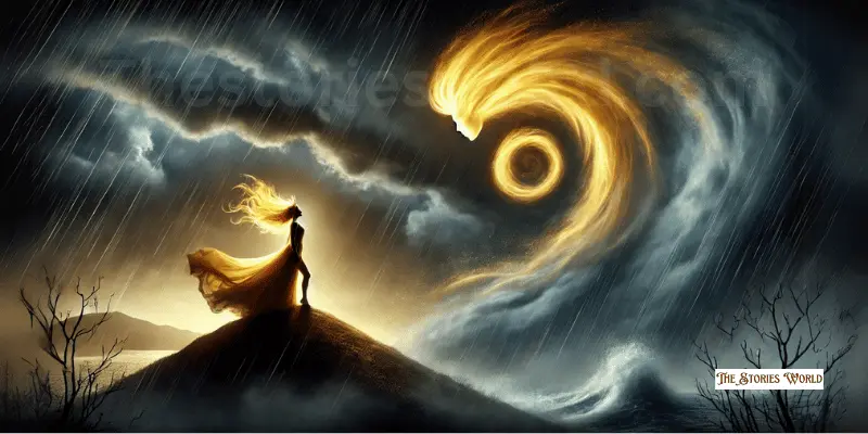 Liora Confronting The Spirit Of Storms