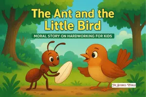 Moral Story on Hardworking for Kids – The Ant and the Little Bird