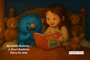 My Quiet Monster – A Short Bedtime Story for Kids in English