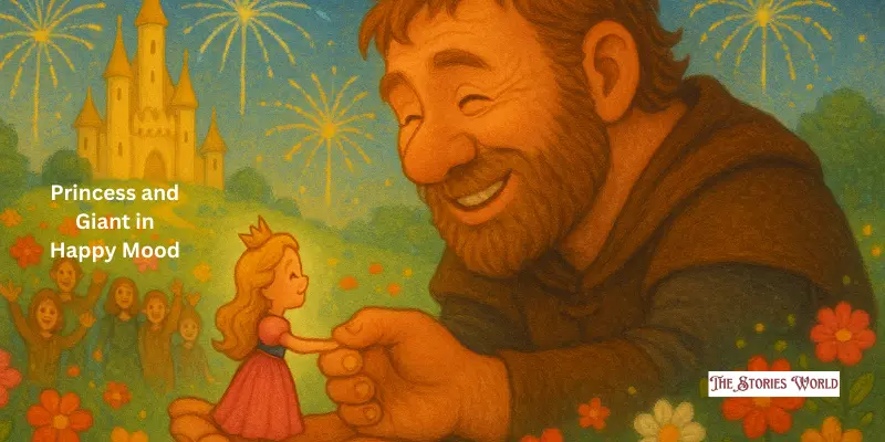 Princess And Giant In Happy Mood