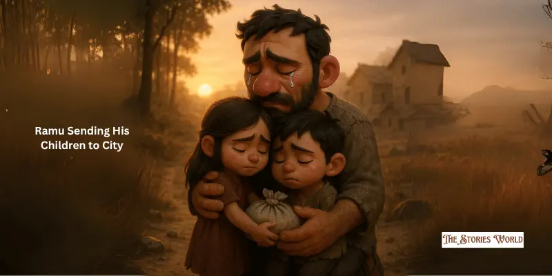 Ramu Sending His Children To City Ramu Sending His Children To City