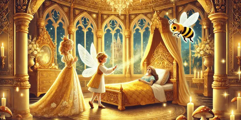 Sleeping Princess Under Magical Spell