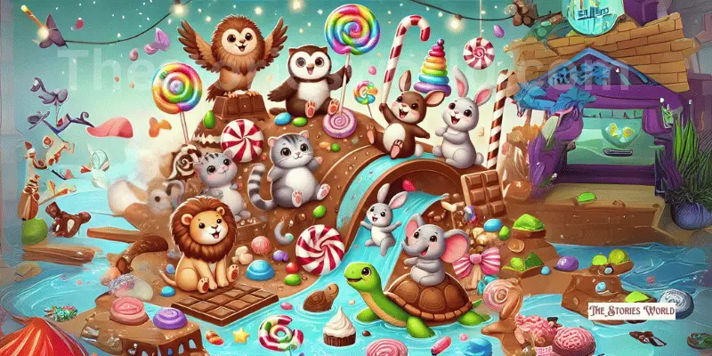 Ten Animals In The Candies And Mash Mellow Land