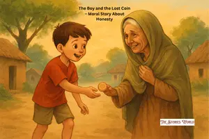 The Boy and the Lost Coin – Moral Story About Honesty