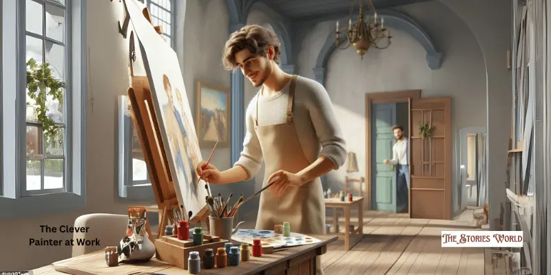 The Clever Painter At Work The Clever Painter At Work