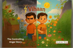 The Controlling Anger Story with Moral for Kids in English and Hindi
