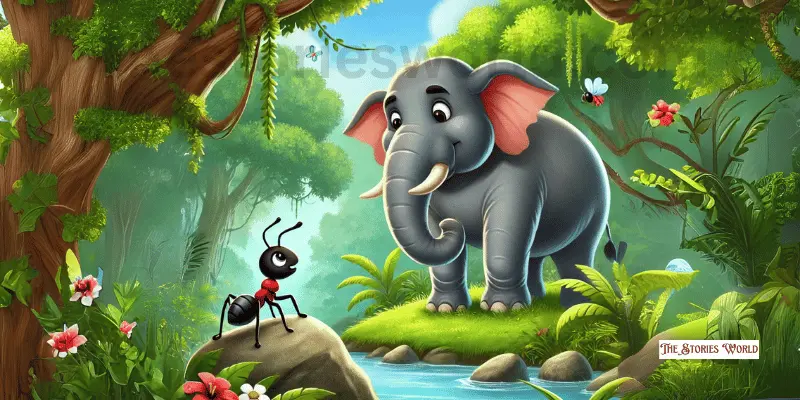 The Elephant And The Ant Contrasting Sizes