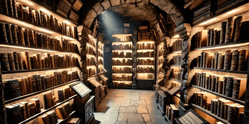 The Library Full Of Magical Books