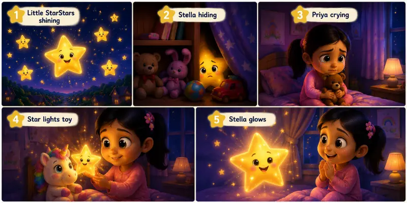 The Little Star Who Was Afraid Of The Dark — A Lesson In Courage