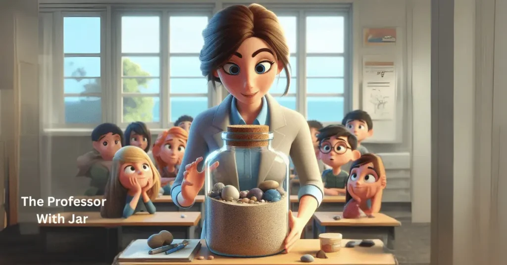 The Professor With Jar