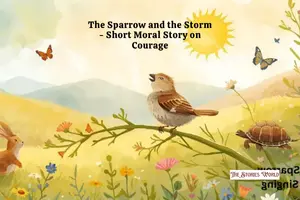 The Sparrow and the Storm – Short Moral Story on Courage