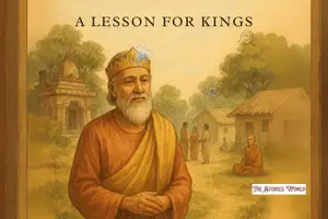 The Story About a Lesson for Kings in English and Hindi