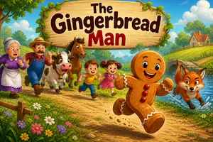 Fairy Tales The Gingerbread Man an English Story for Kids
